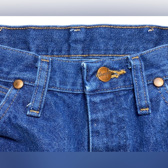 Vintage Wrangler Jeans High Waist Straight Leg Cowboy Denim Jeans 30 x 30 - Picture 11 of 11